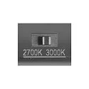 SLV outdoor wall luminaire S-CUBE square, CCT Switch, tiltable IP65, anthracite dimmable