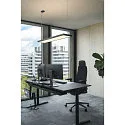 SLV Luminaire à suspension WORKLIGHT PRO haut bas, contrôlable par DALI, UGR < 19 IP20, noir gradable