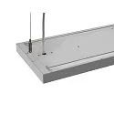 SLV Luminaire à suspension WORKLIGHT PRO haut bas, contrôlable par DALI, UGR < 19 IP20, gris gradable