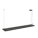 SLV Luminaire à suspension WORKLIGHT PRO haut bas, contrôlable par DALI, UGR < 19 IP20, noir gradable