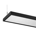 SLV Luminaire à suspension WORKLIGHT PRO haut bas, contrôlable par DALI, UGR < 19 IP20, noir gradable