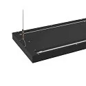 SLV Luminaire à suspension WORKLIGHT PRO haut bas, contrôlable par DALI, UGR < 19 IP20, noir gradable