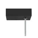 SLV Luminaire à suspension WORKLIGHT PRO haut bas, contrôlable par DALI, UGR < 19 IP20, noir gradable