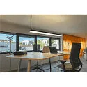 SLV Luminaire à suspension WORKLIGHT PRO haut bas, contrôlable par DALI, UGR < 19 IP20, noir gradable