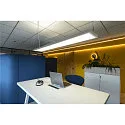 SLV Luminaire à suspension WORKLIGHT PRO haut bas, contrôlable par DALI, UGR < 19 IP20, blanche gradable