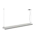 SLV Luminaire à suspension WORKLIGHT PRO haut bas, contrôlable par DALI, UGR < 19 IP20, gris gradable