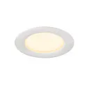 SLV Capot DOWNLIGHT V 100 plat, avec ressorts à pince, blanche