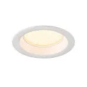 SLV Capot DOWNLIGHT V 100 légèrement encastré, blanche