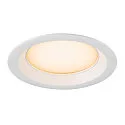 SLV Capot DOWNLIGHT V 150 légèrement encastré, blanche
