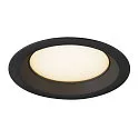 SLV Capot DOWNLIGHT V 150 légèrement encastré, noir
