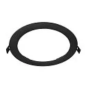Capot DOWNLIGHT V 200 plat, noir