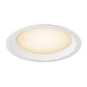 SLV Capot DOWNLIGHT V 200 légèrement encastré, blanche