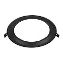 Capot DOWNLIGHT V 200 légèrement encastré, noir