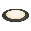 SLV Capot DOWNLIGHT V 200 légèrement encastré, noir