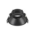 Anneau de montage au plafond NEW TRIA® 75 rond, profond, noir