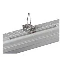 SLV damp-proof luminaire WATERPROOF V 1500 ON-OFF impact resistant, switchable IP66, grey 