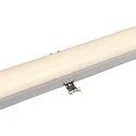 SLV damp-proof luminaire WATERPROOF V 1500 DALI DALI controllable, impact resistant IP66, grey dimmable
