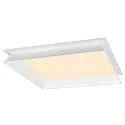 ceiling luminaire PANEL V 625 ON-OFF CCT Switch, UGR < 19, switchable IP54 / IP40, white, lacquered 