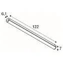 SLV Lumière linéaire INDUSTRY BATTEN V 1200 CCT Switch, multipower IP20