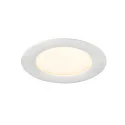SLV Plafonnier encastré DOWNLIGHT V 100 sans cadre, CCT Switch, câblé en continu IP54 / IP20, noir 