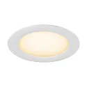 SLV Plafonnier encastré DOWNLIGHT V 150 sans cadre, CCT Switch, multipower, câblé en continu IP54 / IP20, noir 