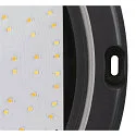SLV wall and ceiling luminaire OUTDOOR BULKHEAD V 360 HF with sensor, CCT Switch, impact resistant, switchable IP65, black