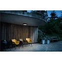 SLV wall and ceiling luminaire OUTDOOR BULKHEAD V 360 HF with sensor, CCT Switch, impact resistant, switchable IP65, black