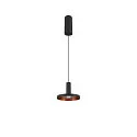 SLV pendant luminaire LALU® MIX&MATCH IP20, black dimmable
