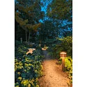 SLV outdoor floor lamp PHOTONI 75 impact resistant, conical E27 IP65, rust dimmable