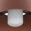 SLV Plafonnier extérieur PHOTONI avec espaceur, conique E27 IP65, rouille gradable