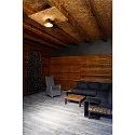 SLV Plafonnier extérieur PHOTONI avec espaceur, conique E27 IP65, rouille gradable
