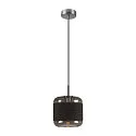 pendant luminaire PANTILO ROPE 20 E27 IP20, silver dimmable