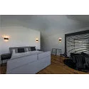SLV wall luminaire PANTILO ROPE G9 IP20, silver dimmable