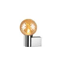 SLV Luminaire mural VARYT rond E14 IP44, chrome