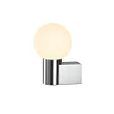 SLV Luminaire mural VARYT rond E14 IP44, chrome