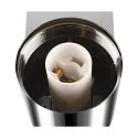 SLV Luminaire mural VARYT rond E14 IP44, chrome