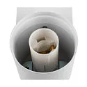 SLV Luminaire mural VARYT rond E14 IP44, blanche
