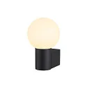 Luminaire mural VARYT rond E14 IP44, noir