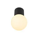 Luminaire de plafond VARYT rond E14 IP44, noir