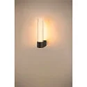 SLV Luminaire mural LYGANT SINGLE IP44, noir