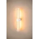 SLV Luminaire mural LYGANT DOUBLE IP44, blanche