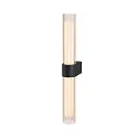 Luminaire mural LYGANT DOUBLE IP44, noir