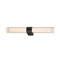 SLV Luminaire mural LYGANT DOUBLE IP44, noir