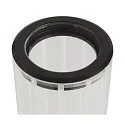 SLV Luminaire mural LYGANT DOUBLE IP44, noir