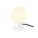 Lampe de table VARYT E14 IP20, blanche