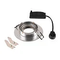 SLV Plafonnier encastré NEW TRIA® 75 XL rond GU10 IP20, aluminium