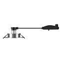 SLV Plafonnier encastré NEW TRIA® 75 XL rond GU10 IP20, aluminium