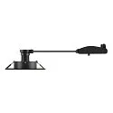 SLV Plafonnier encastré NEW TRIA® 75 XL carré GU10 IP20, noir