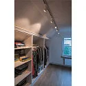 SLV 1-Projecteur monophasé NOBLO® SPOT rond, pivotant à la cardan IP20, blanche gradable