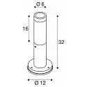 SLV Lampadaire S-TUBE 32 GU10 IP65, noir